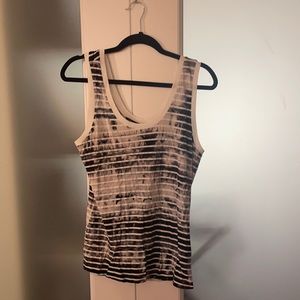 French Connection TieDye Striped Tank Top